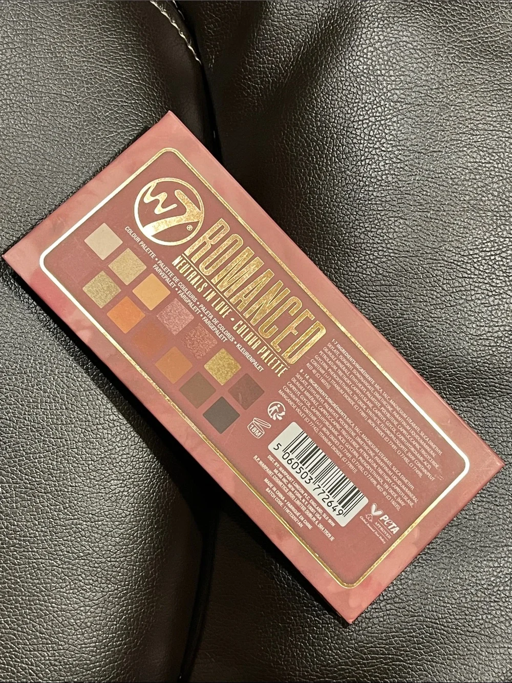 W7 Romanced Neutrals In Love Eye Colour Palette WITH BRUSH- 14 shades NEW